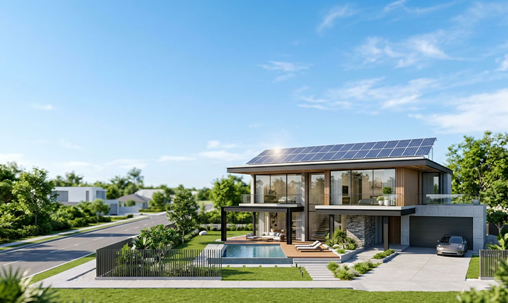 Smart House Solar Energy