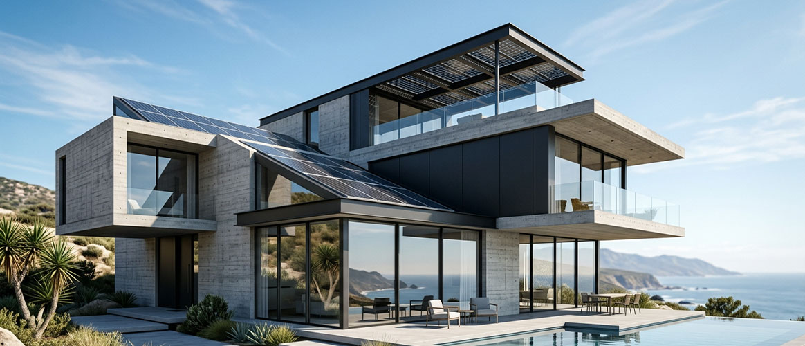 Modern solar home
